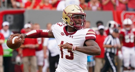 Boston College Starting Qb Injured Against Clemson