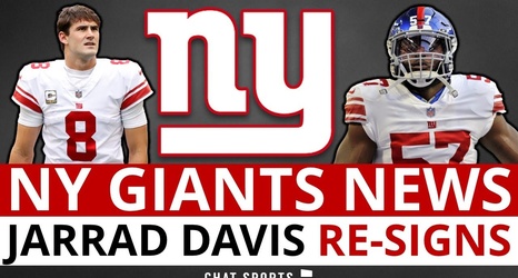 Giants News ALERT: Jarrad Davis Re-Signing W/ NY Before NFL Free Agency +  Daniel Jones Contract News