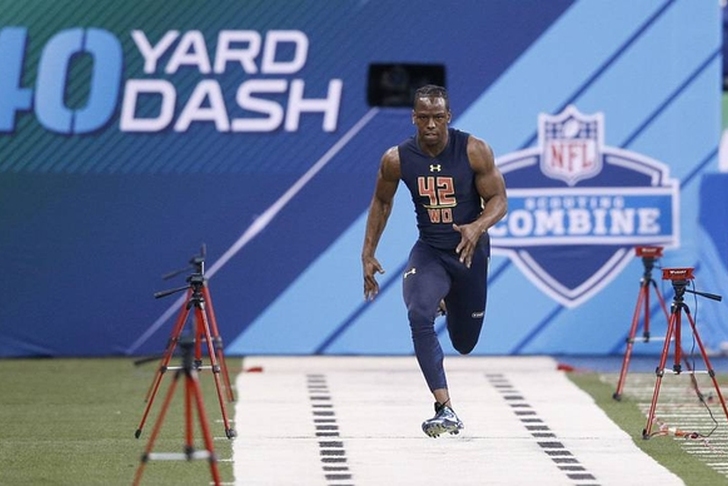 The fastest 40 yard dash time at the NFL Combine (John Ross - 4.22) co, isaiah thompson nfl