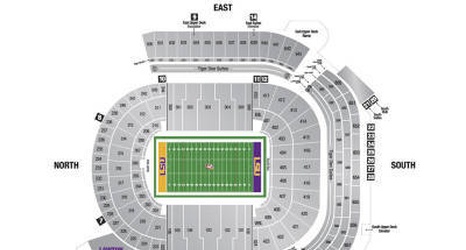Lsu Tiger Stadium Seating Map