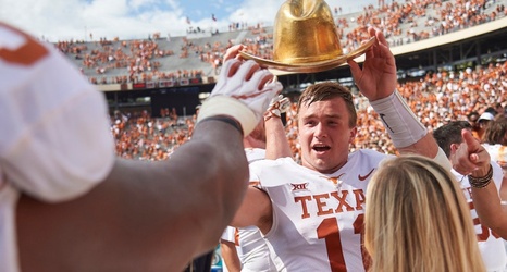 No, the Golden Hat is not up for grabs again in Red River Rematch for Big  12 title