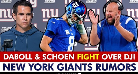 JUICY Giants Rumors: Brian Daboll & Joe Schoen FIGHT Over Daniel Jones ...