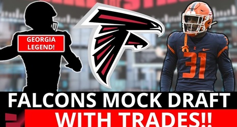 Falcons Mock Draft With TRADES! Full 7-Round NFL Mock Draft Ft. Devon  Witherspoon & Georgia LEGEND