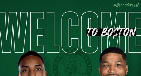Celtics officially announce the signings and jersey numbers of Tristan  Thompson and Jeff Teague