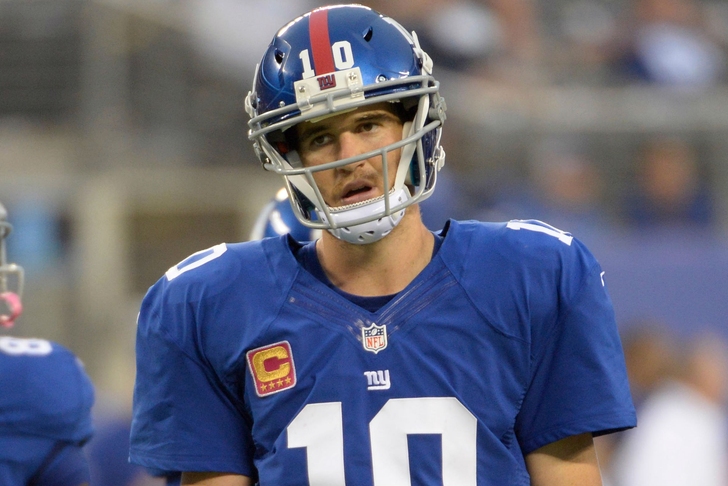 WATCH: All Five Eli Manning Interceptions and Reactions in One GIF