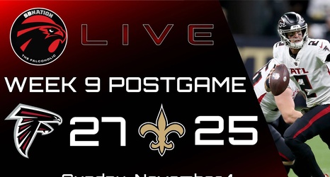 LIVE: Falcons vs Saints Week 1 Postgame Show