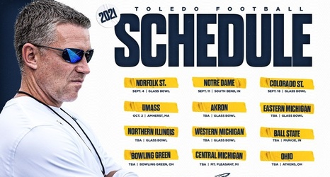 Toledo S 21 Football Schedule Features Six Home Games
