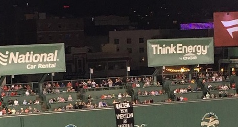 Fans unfurl racism banner from Green Monster during Red Sox game