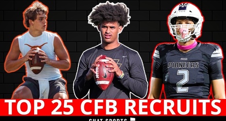 The top 25 class of 2022 football recruits