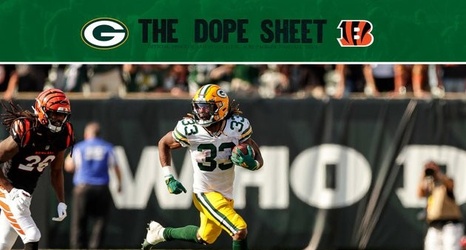 Packers-Bengals Preseason Week 1 Dope Sheet