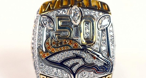 denver broncos 50 super bowl ring