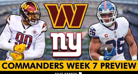 New York Giants vs. Washington Commanders: Best photos from Week 7