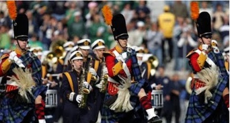 The Band of the Fighting Irish's Halftime Show!