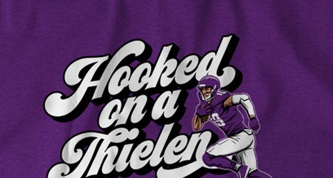 Adam Thielen Carolina Panthers Fan Shirt Hooked on a Thielen 