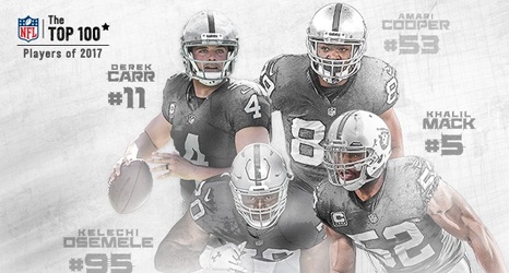 Recap Four Oakland Raiders Named To Nfls Top 100 Players List