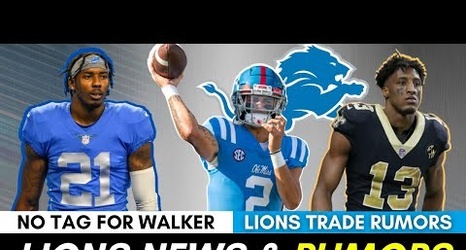 Lions Rumors: Tracy Walker No Franchise Tag, Michael Thomas Trade + PFF  Mock Draft Reaction