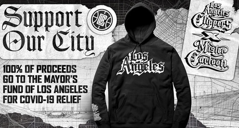 L.A. Clippers and Mister Cartoon Launch Limited Edition Merchandise to  Benefit the Mayor's Fund for Covid-19 Relief - Inglewood Today News