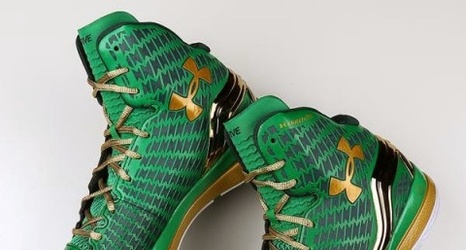 notre dame under armour sneakers 