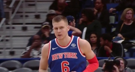 Kristaps Porzingis Already Shooting After ACL Surgery