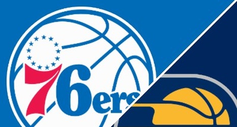 pacers vs 76ers score