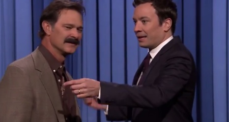 Mattingly Reunites His Mustache on Monday's Tonight Show