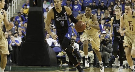 WATCH: Jayson Tatum Can Dunk Even With Armor On