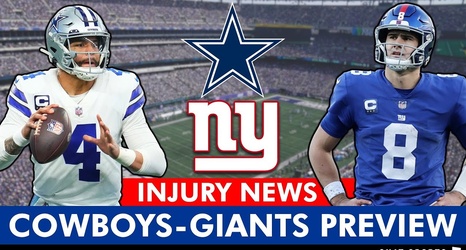 Cowboys vs. Giants Injury Report — Week 1