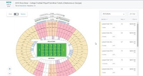 stubhub rose bowl tickets