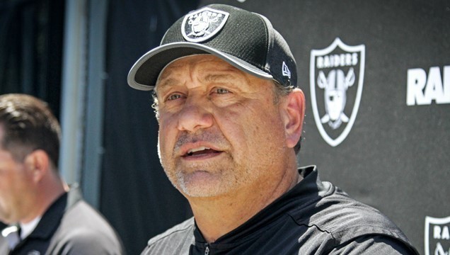 John Pagano comfortable in Raiders colors