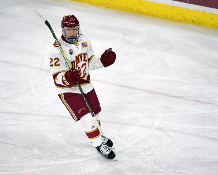 Logan O’Connor gives up DU captaincy to play his role with the Avalanche