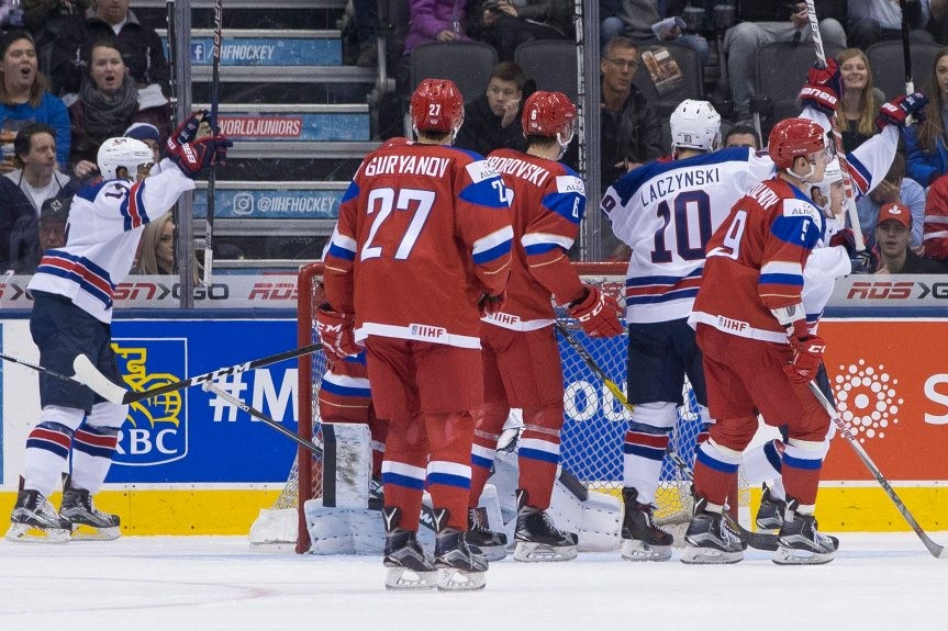Denver Pioneers Troy Terry Scores As U S Beats Russia In World Junior Denver Pioneers Troy Terry Scores As U S Beats Russia In World Junior