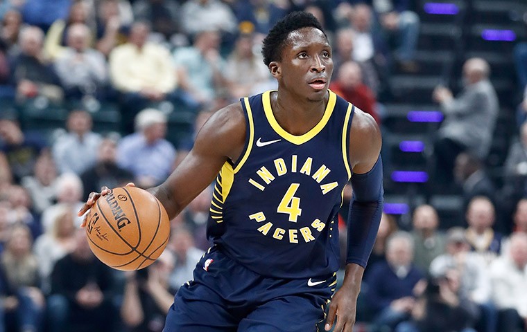 Oladipo Practices, Pacers' Mood Brightens