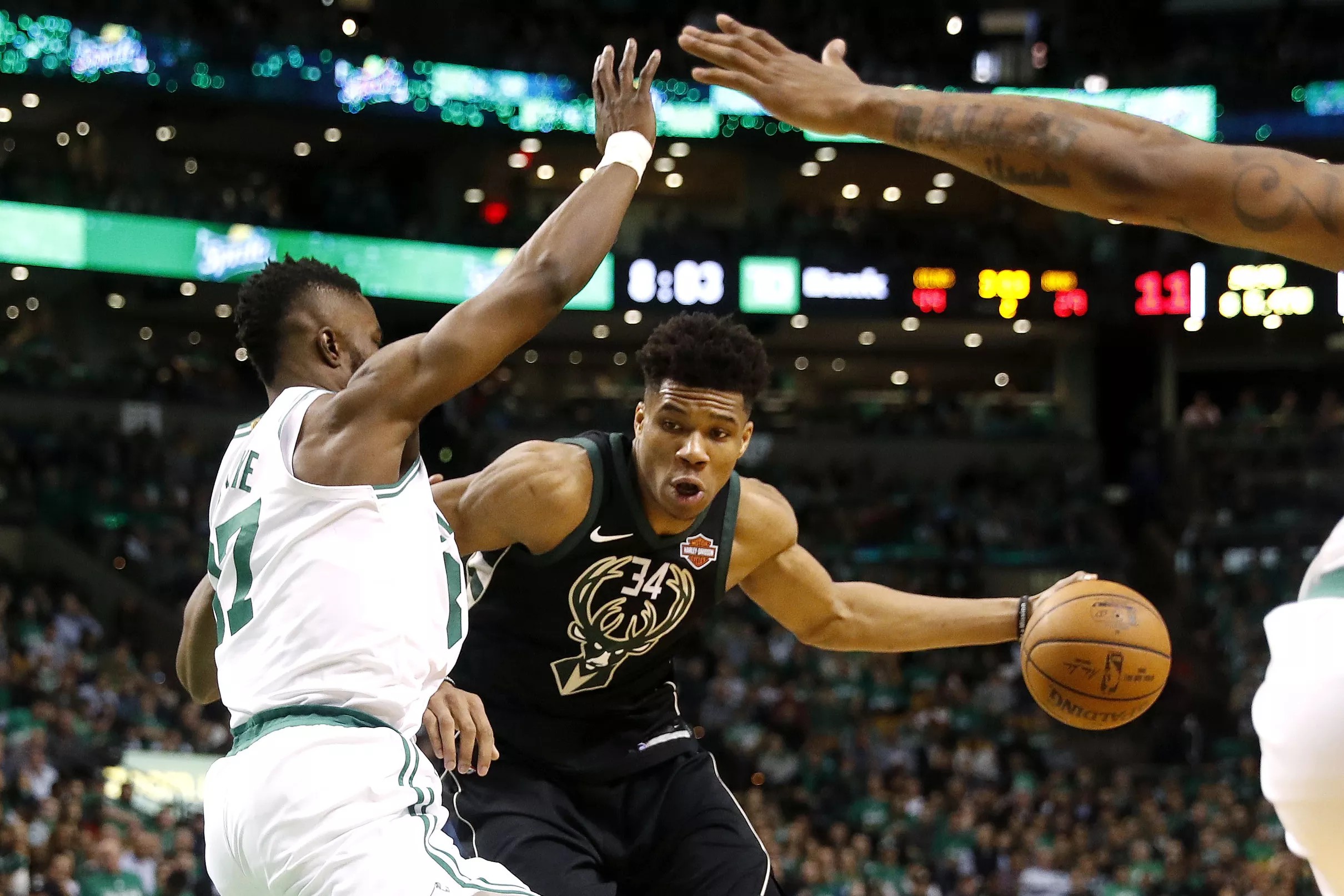 Boston’s Semi Ojeleye’s defense helps stunt Milwaukee’s offense in Game 5