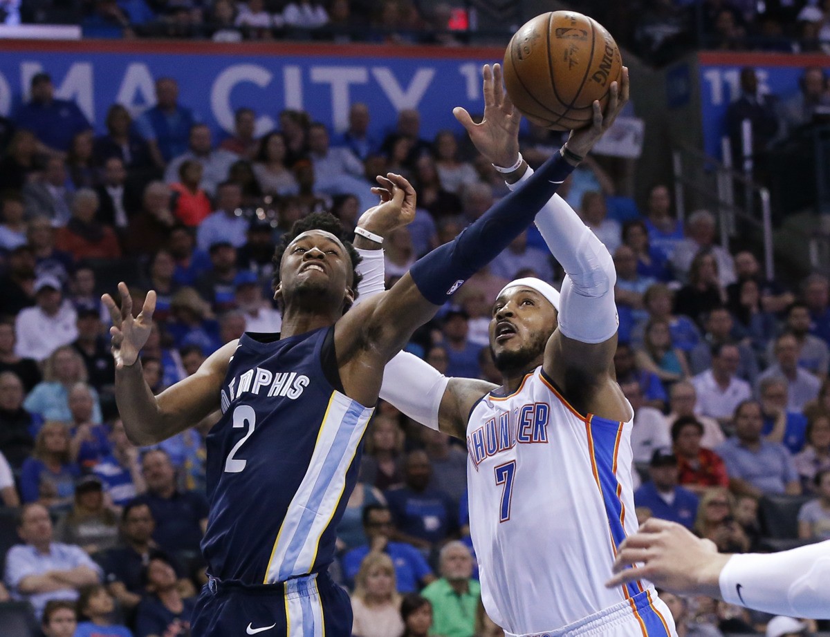 George, Westbrook lead Thunder past Grizzlies 137-123