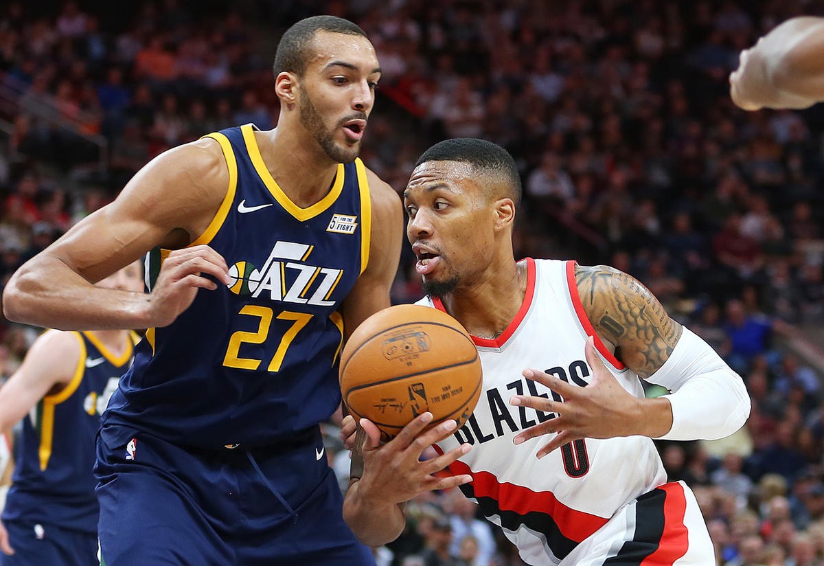 Damian Lillard, Donovan Mitchell put friendship aside as Jazz top ...