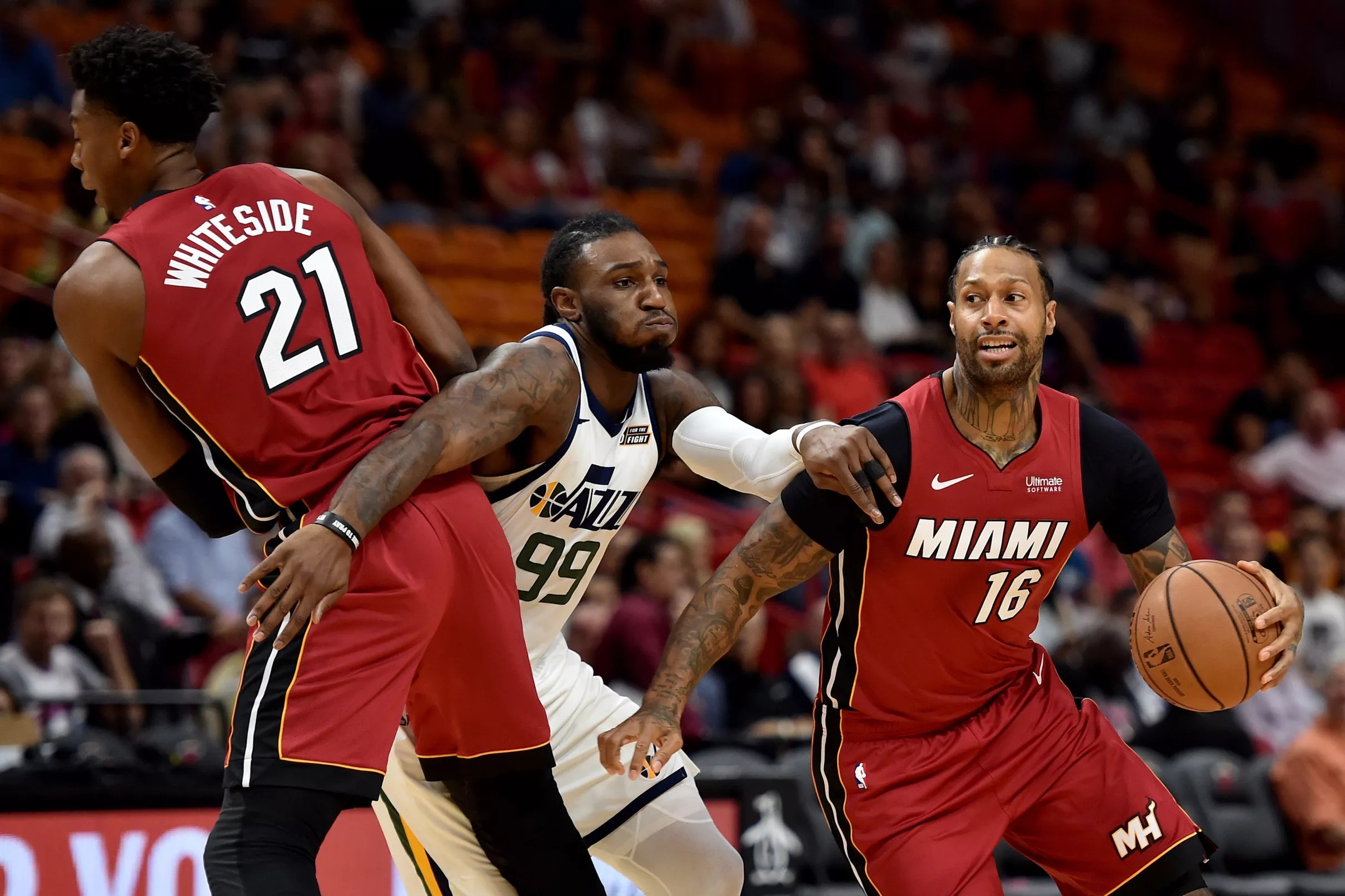 Jazz squander early lead, fall in Miami