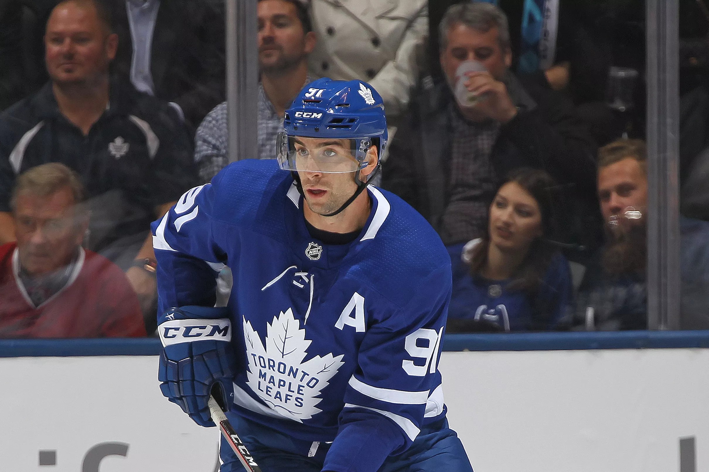 WATCH: John Tavares scores his first goal as a Maple Leaf