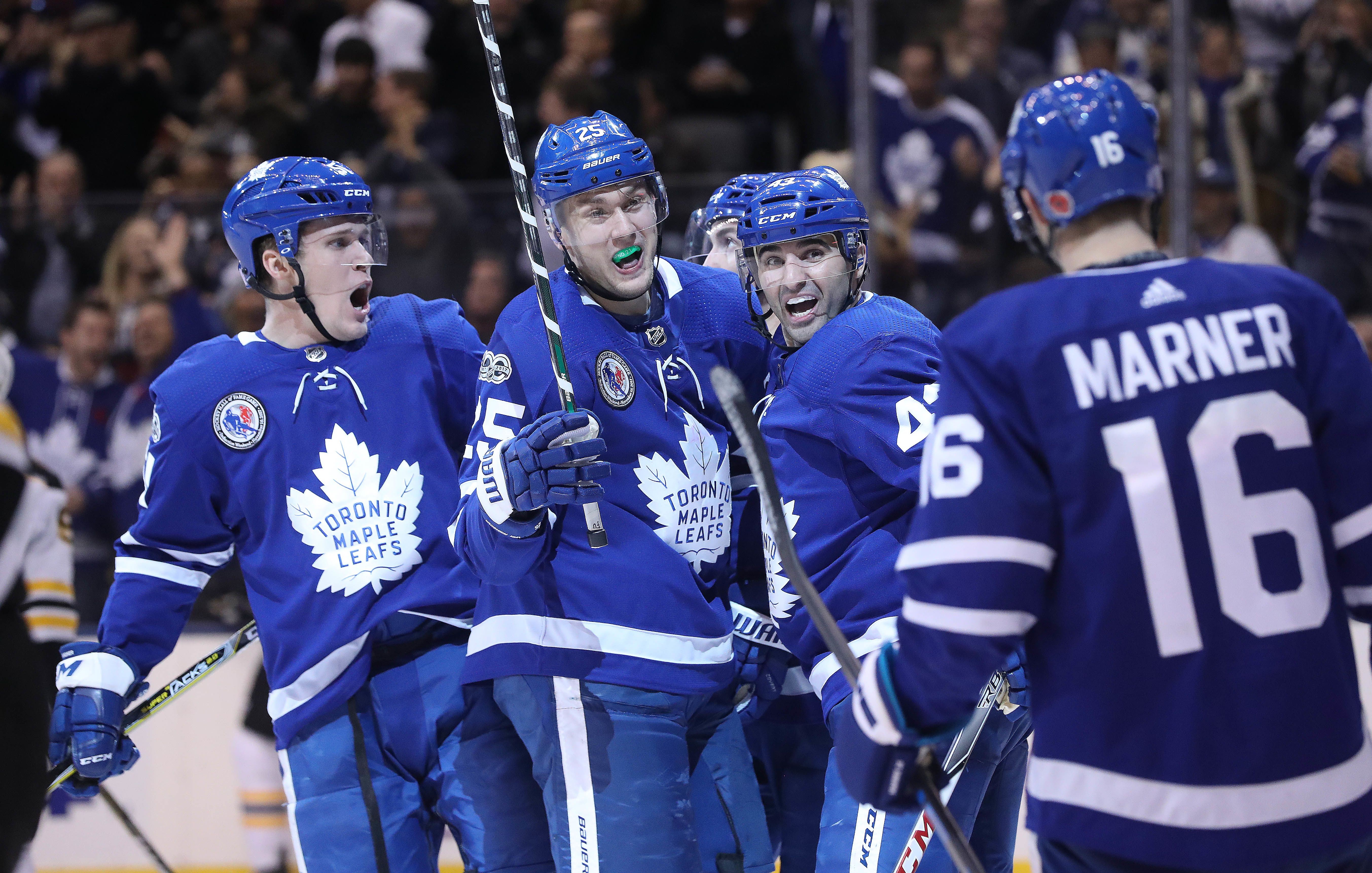 Toronto Maple Leafs: On pace for Five 20 plus Goal Scorers