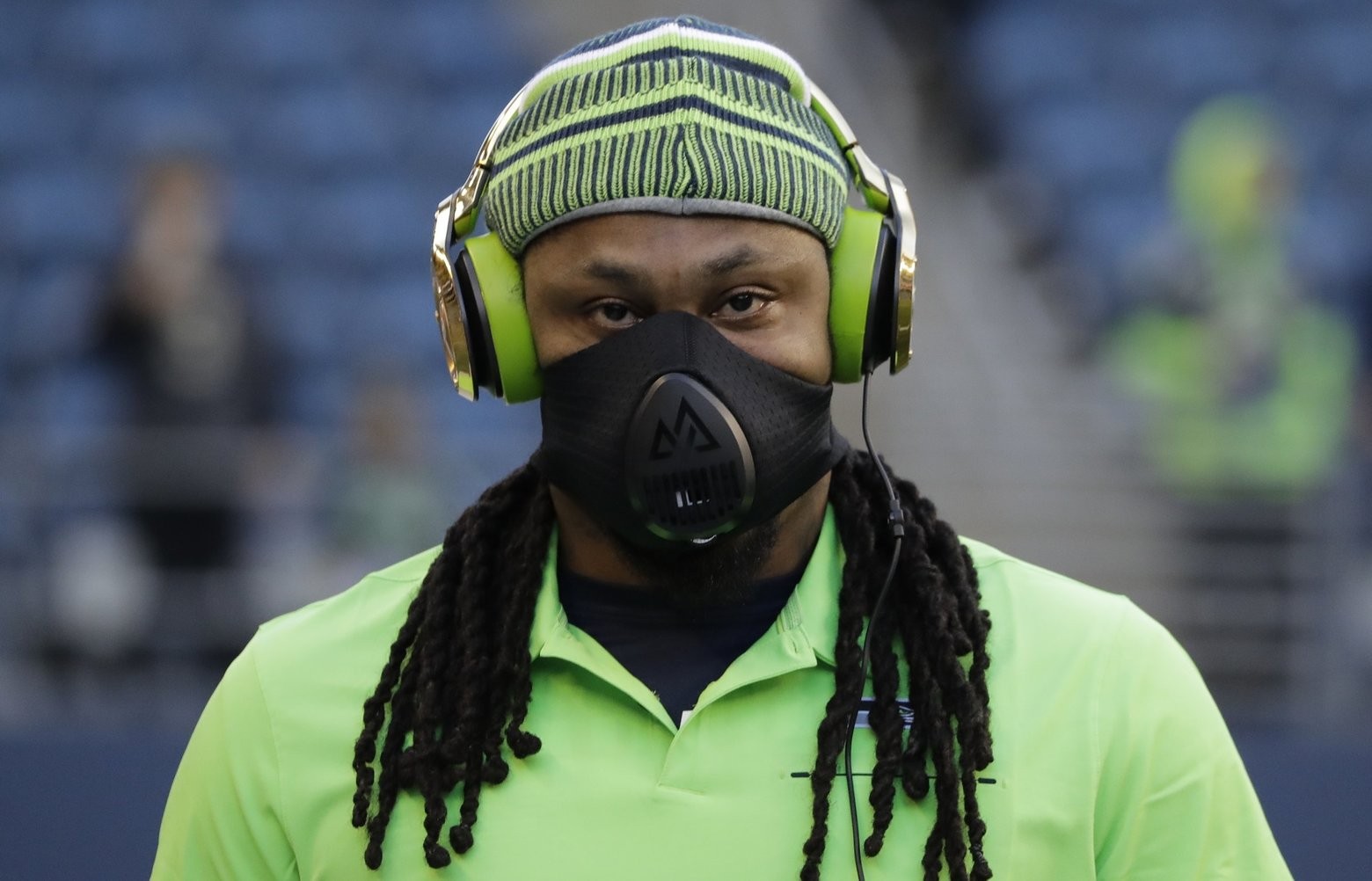 Yes, that was Marshawn Lynch in the ‘Westworld’ trailer