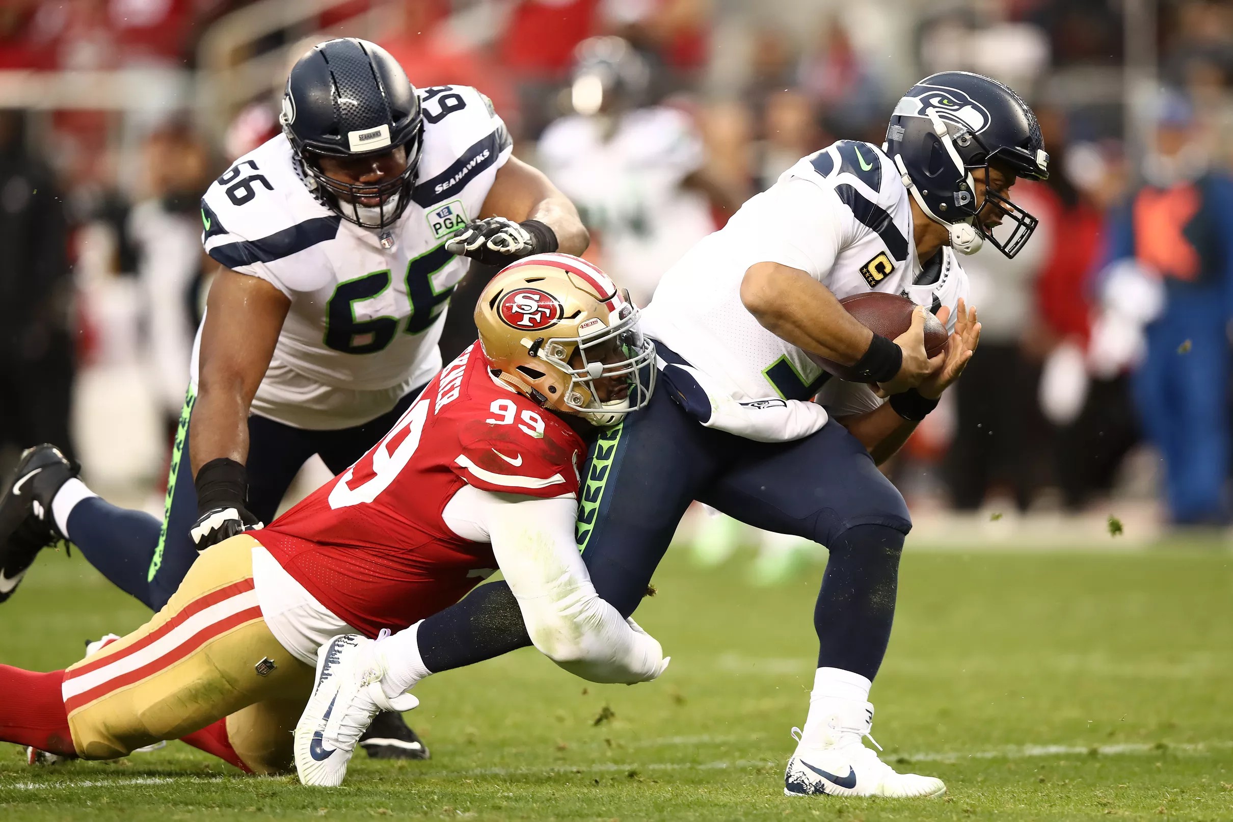 Seahawks on tape: Robert Saleh slowed Russell Wilson with disguised two ...