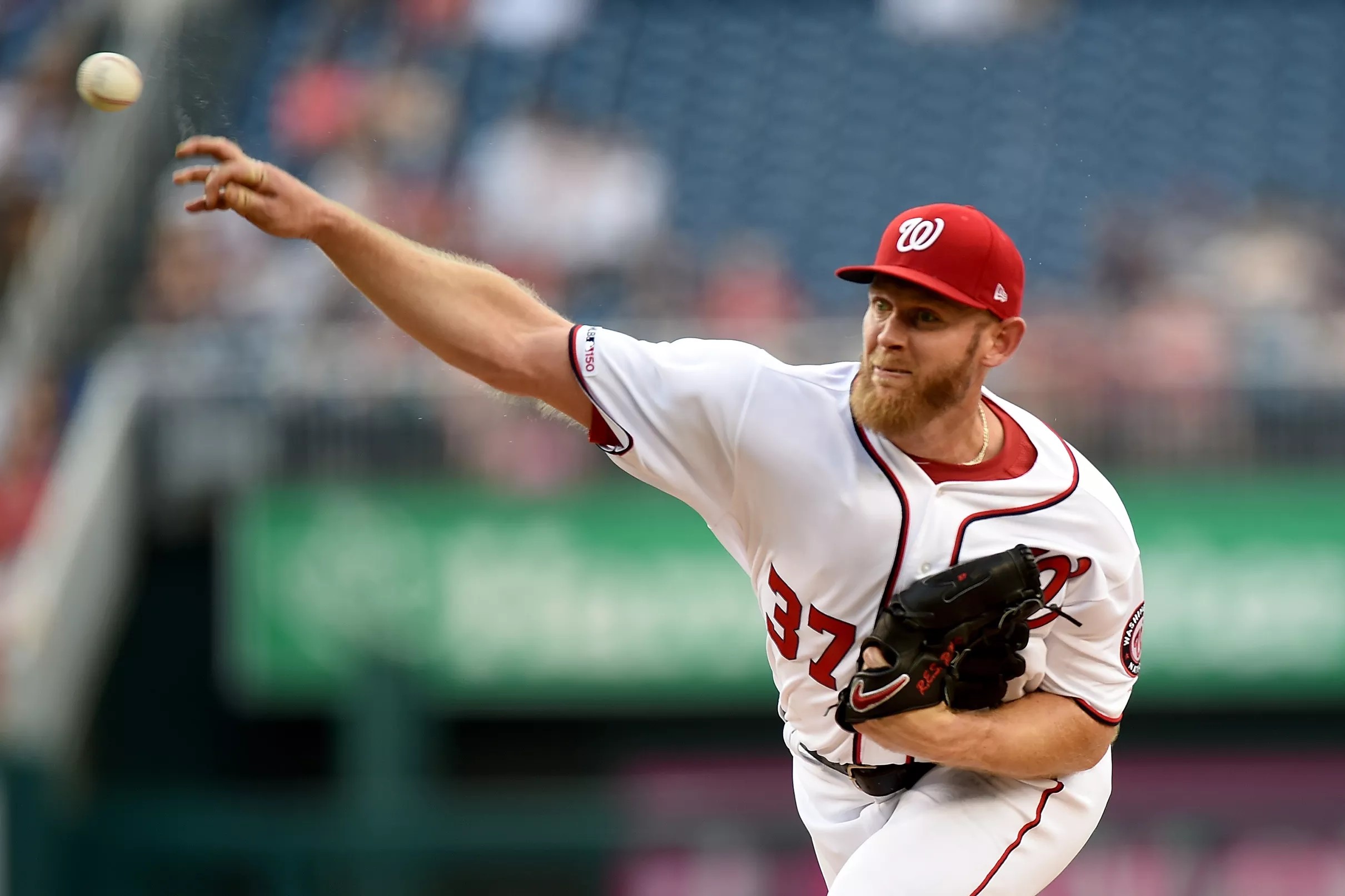 Stephen Strasburg threw the fifth immaculate inning of 2019