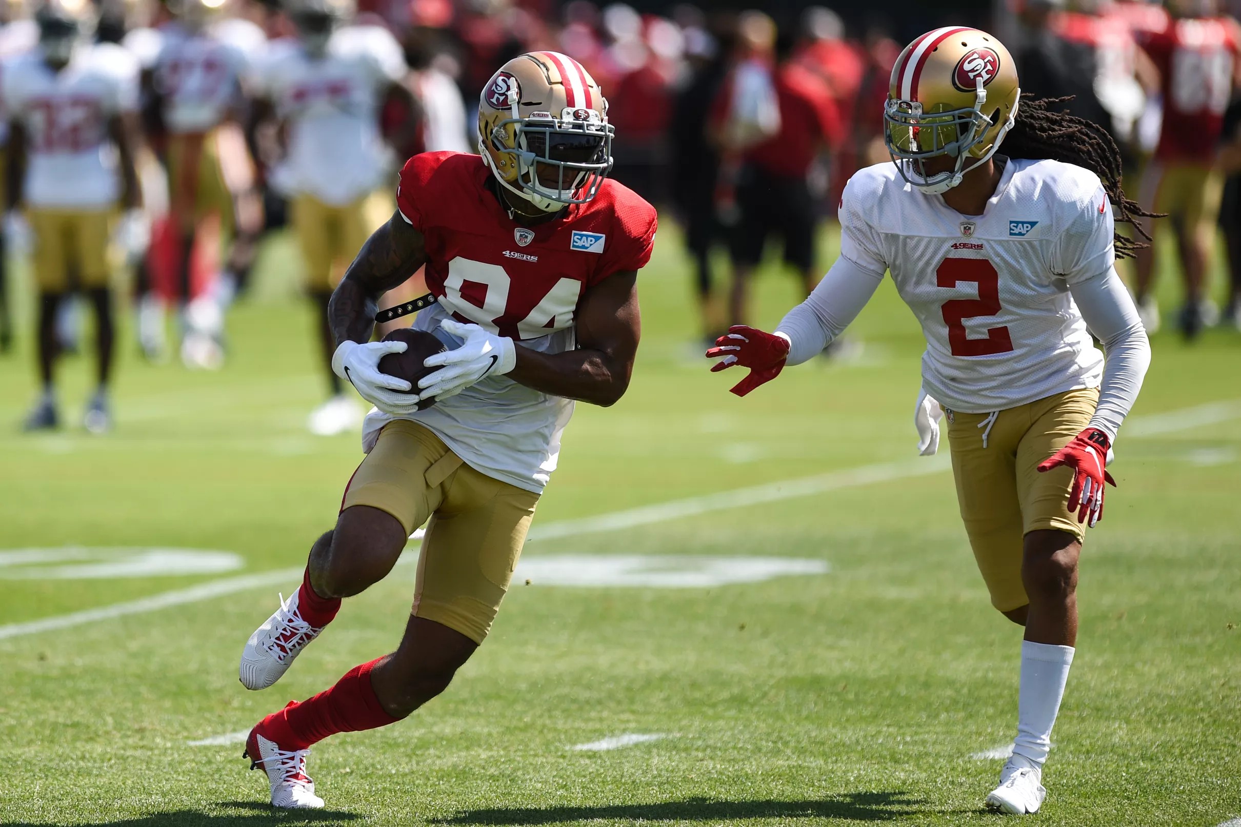 Golden Nuggets: Kendrick Bourne continues to impress in camp