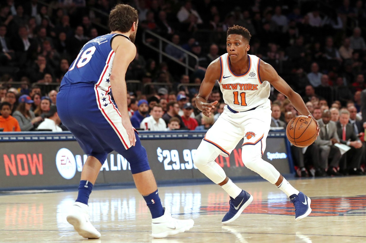 Frank Ntilikina is back and ready to fight for his Knicks job