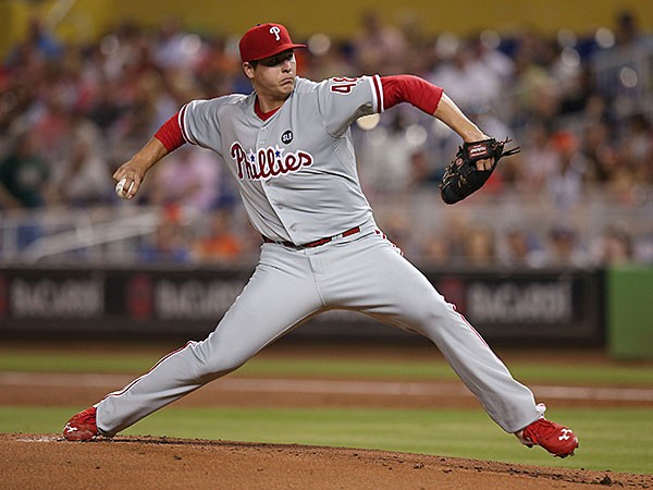 Jerad Eickhoff strong in his big-league debut as Phillies win