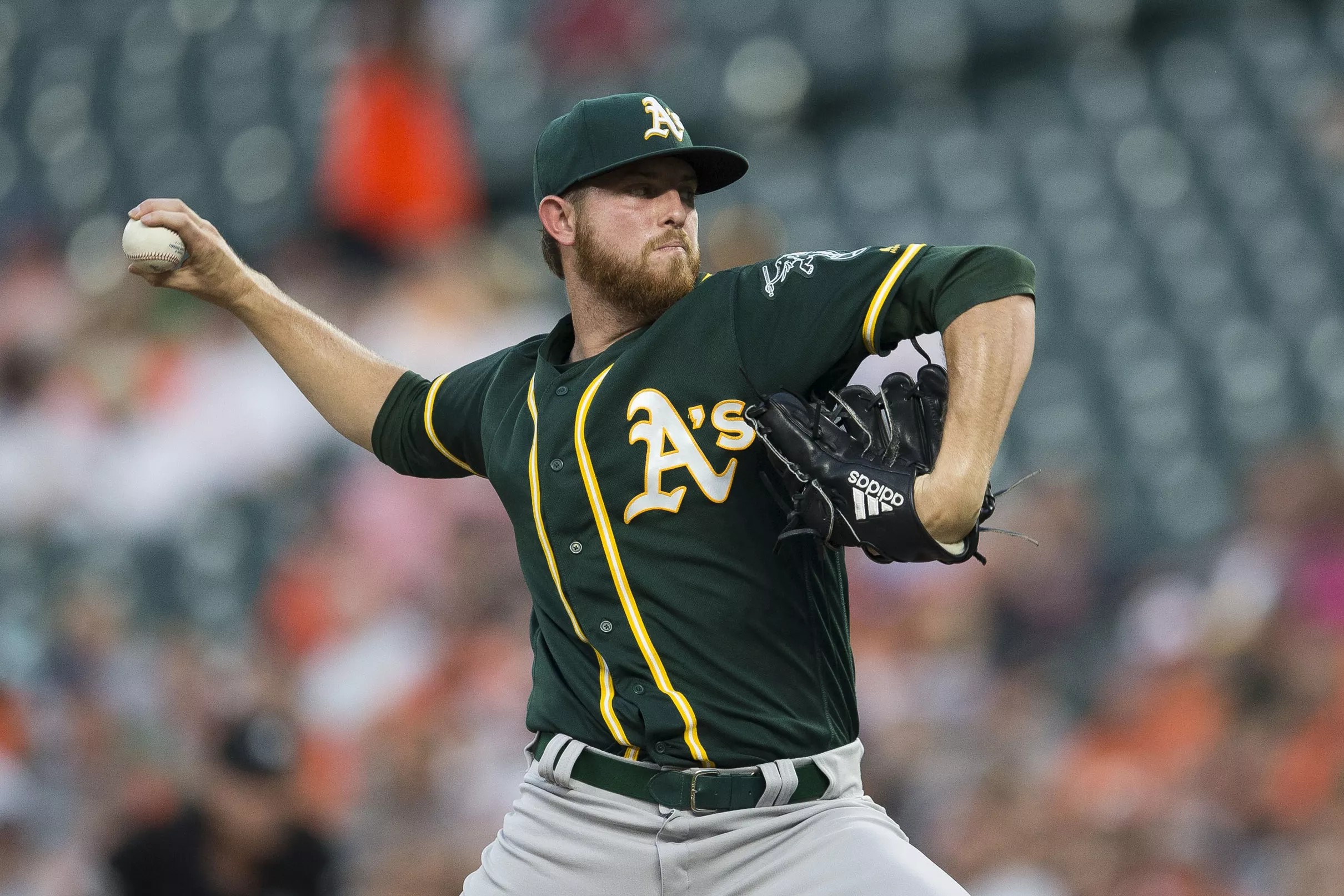 Paul Blackburn leaves game after being hit by line drive