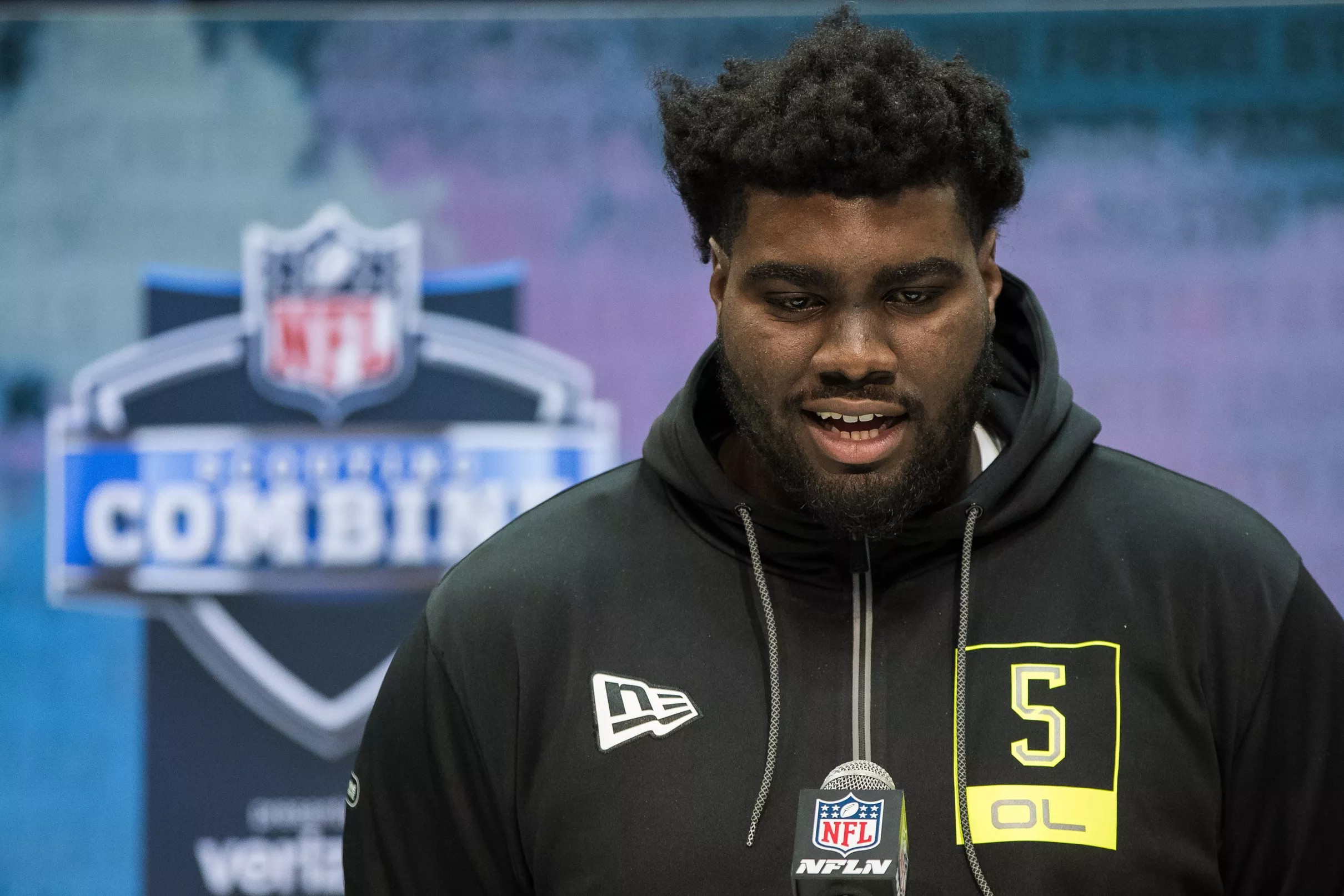 Mountainous Mekhi Becton the ‘Alpha’ the Giants need on the offensive line?