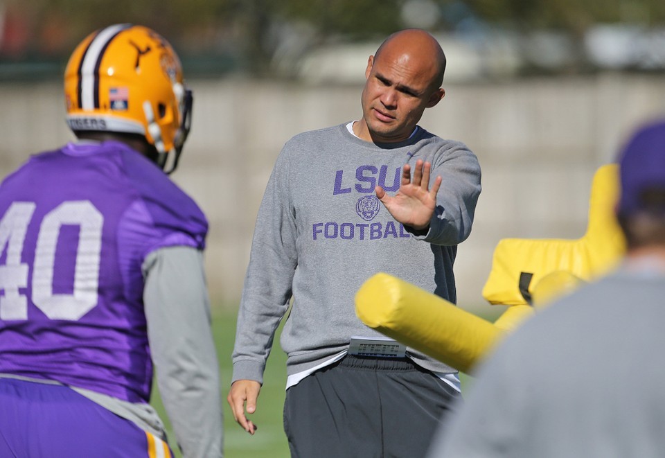 LSU defensive coordinator Dave Aranda watches first day of Saints ...