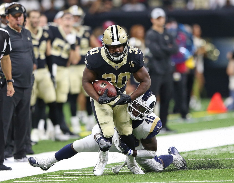 Saints waive running back Boston Scott; re-sign offensive lineman ...