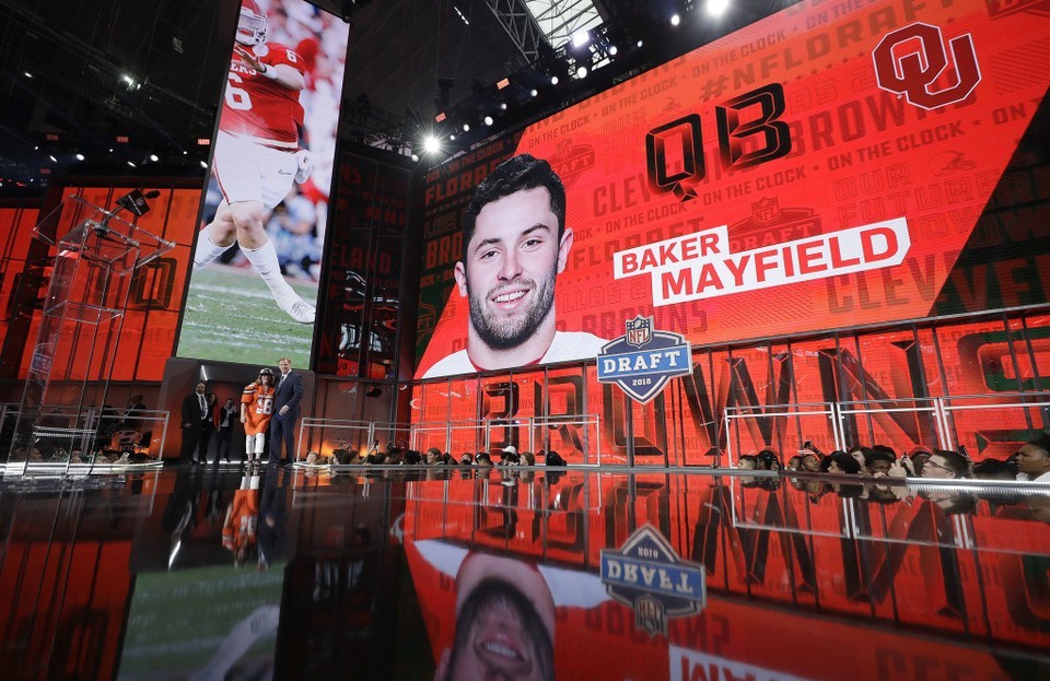 NFL Draft 2018: Cleveland Browns select quarterback Baker Mayfield with ...