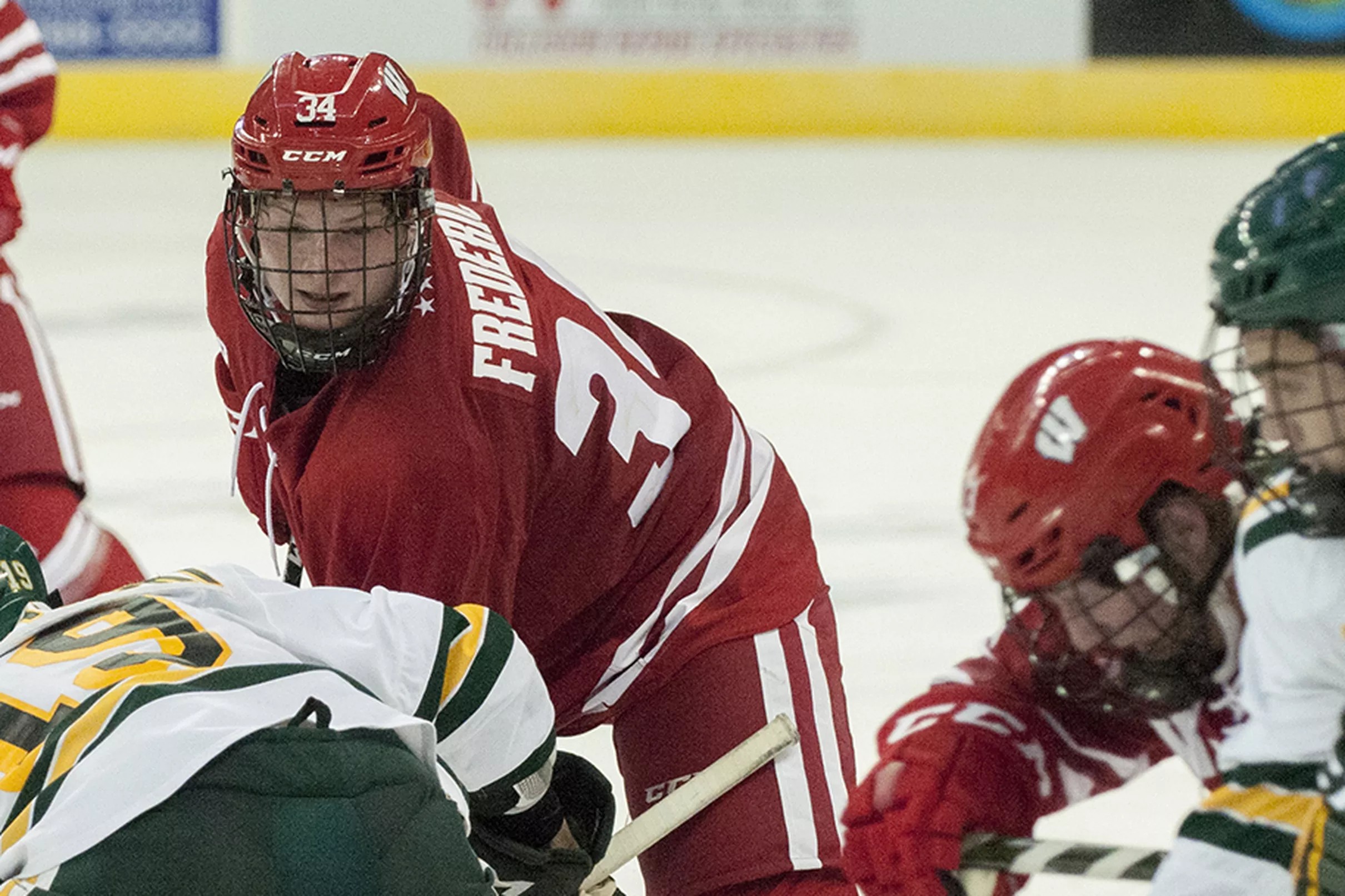 Trent Frederic’s two-way play at Wisconsin earned him his #15
